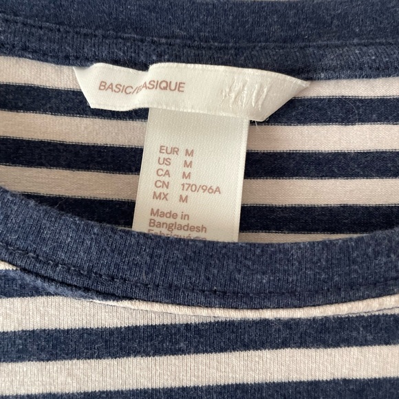 H&M striped T-shirt Dress - Picture 2 of 3
